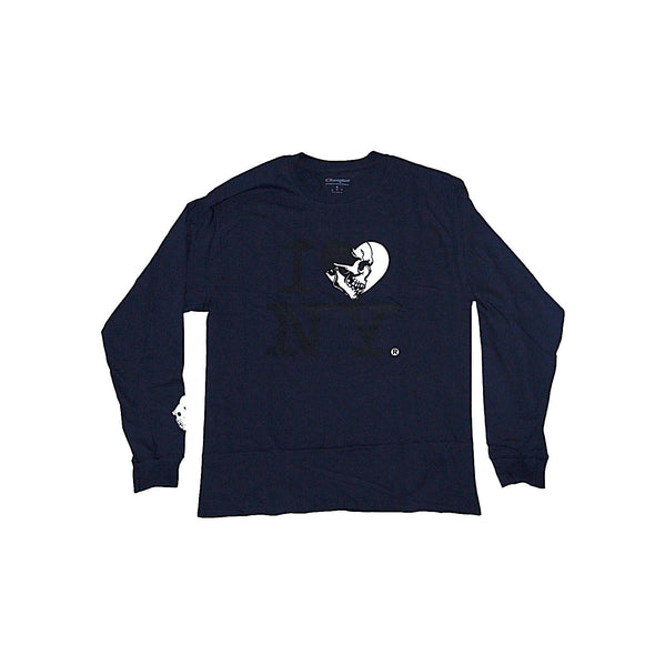 "I LOVE NY" L/S (WHITE HEART)