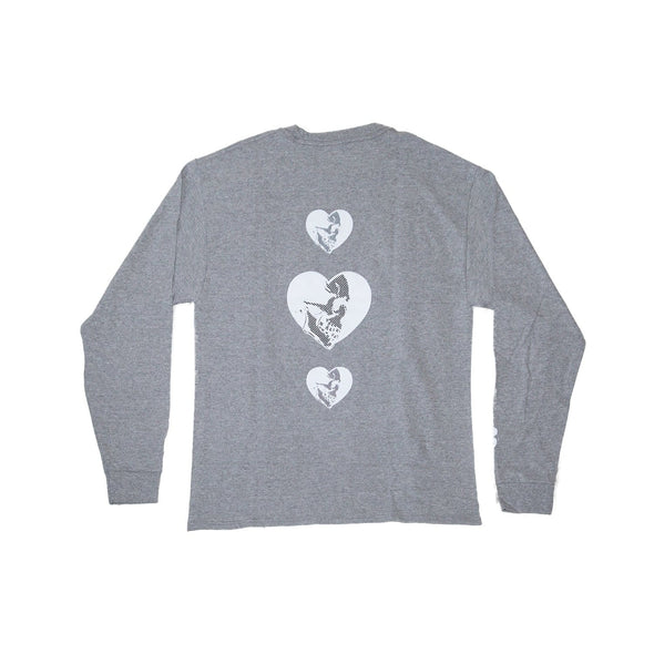 "I LOVE NY" L/S (WHITE HEART)